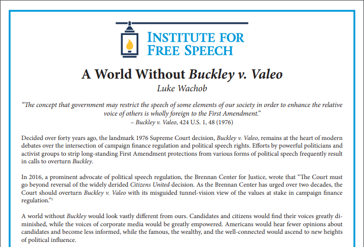 Buckley v valeo decision deals